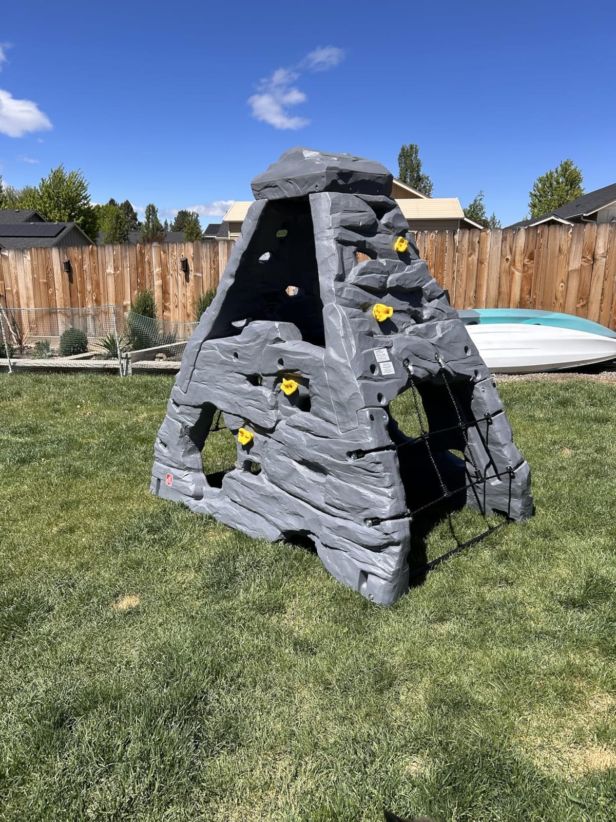 Step2 Skyward Summit for Kids, Climbing Wall Playset for Toddlers, Ages 4 –8 Years Old, Easy to Assemble Kids Outdoor Playground for Backyard customer photo 1