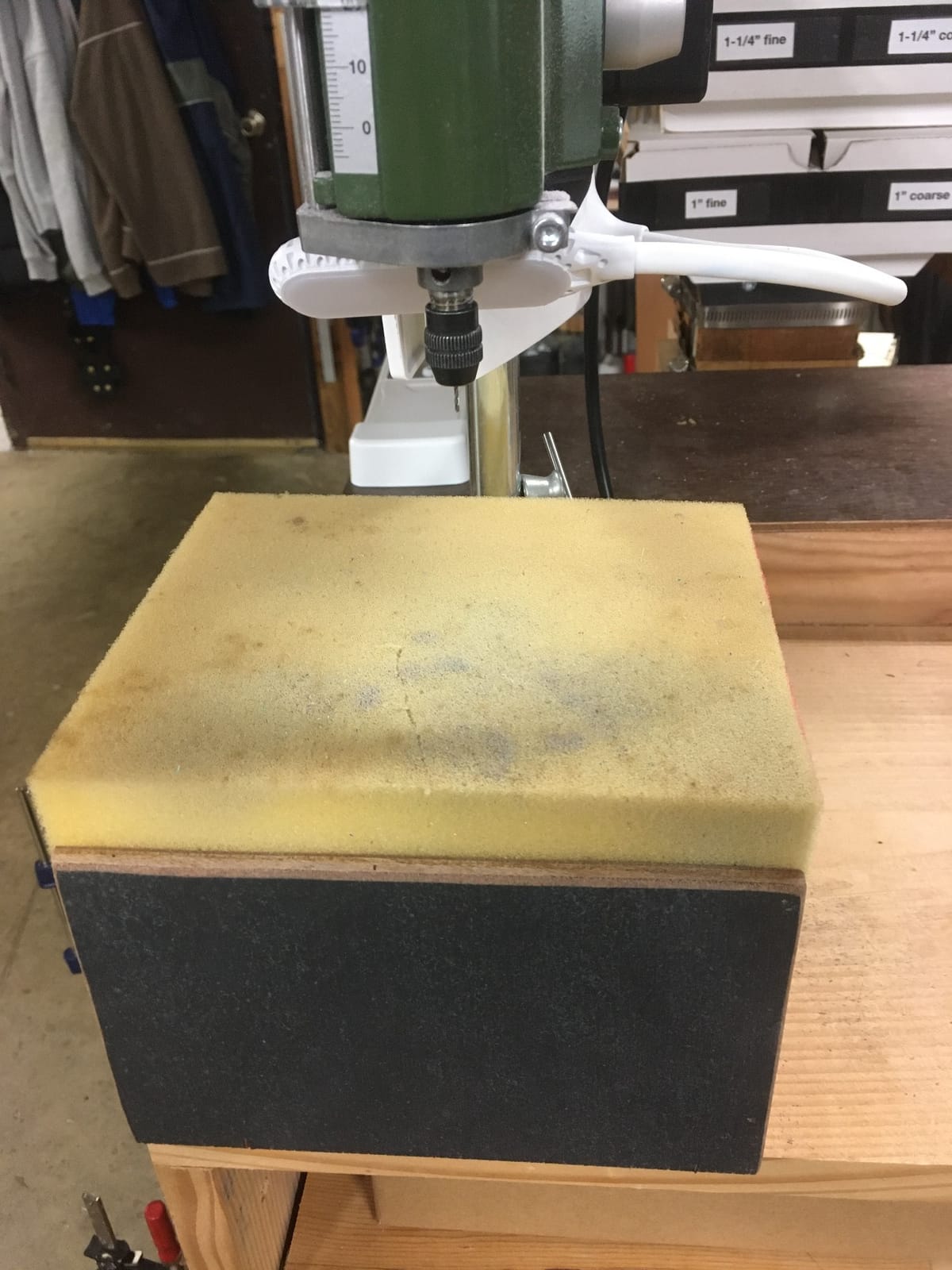 PROXXON Precision Bench Drill Press - Micro Hole Capability, Adjustable Depth & Table, 3-Speed Selection, Durable Design, with 6 Precision Collets for Detailed Projects - TBM 115 customer photo 2