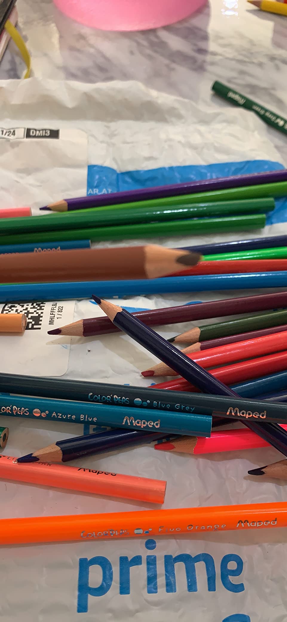 Maped - Color'Peps - Triangular jumbo colored pencils - Assorted - 12 count customer photo 2