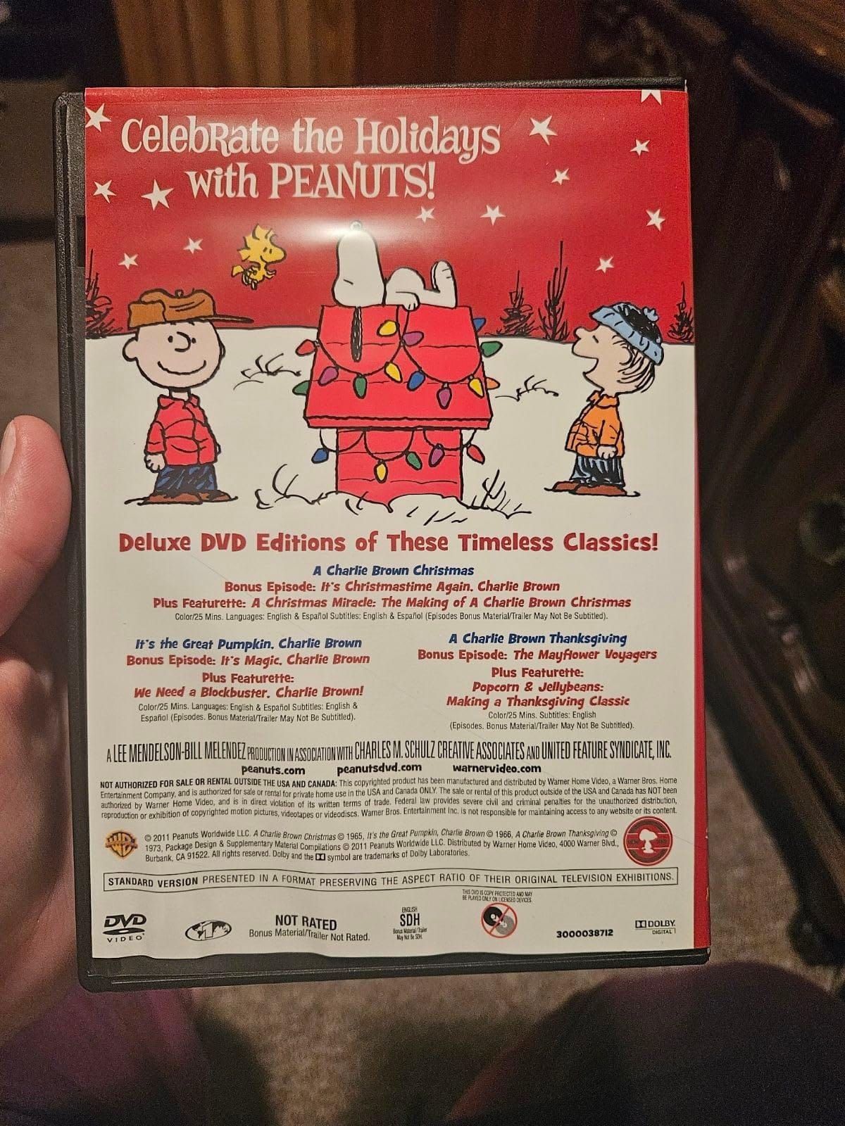 Peanuts Holiday Collection: It's the Great Pumpkin, Charlie Brown / A Charlie Brown Thanksgiving / A Charlie Brown Christmas customer photo 2