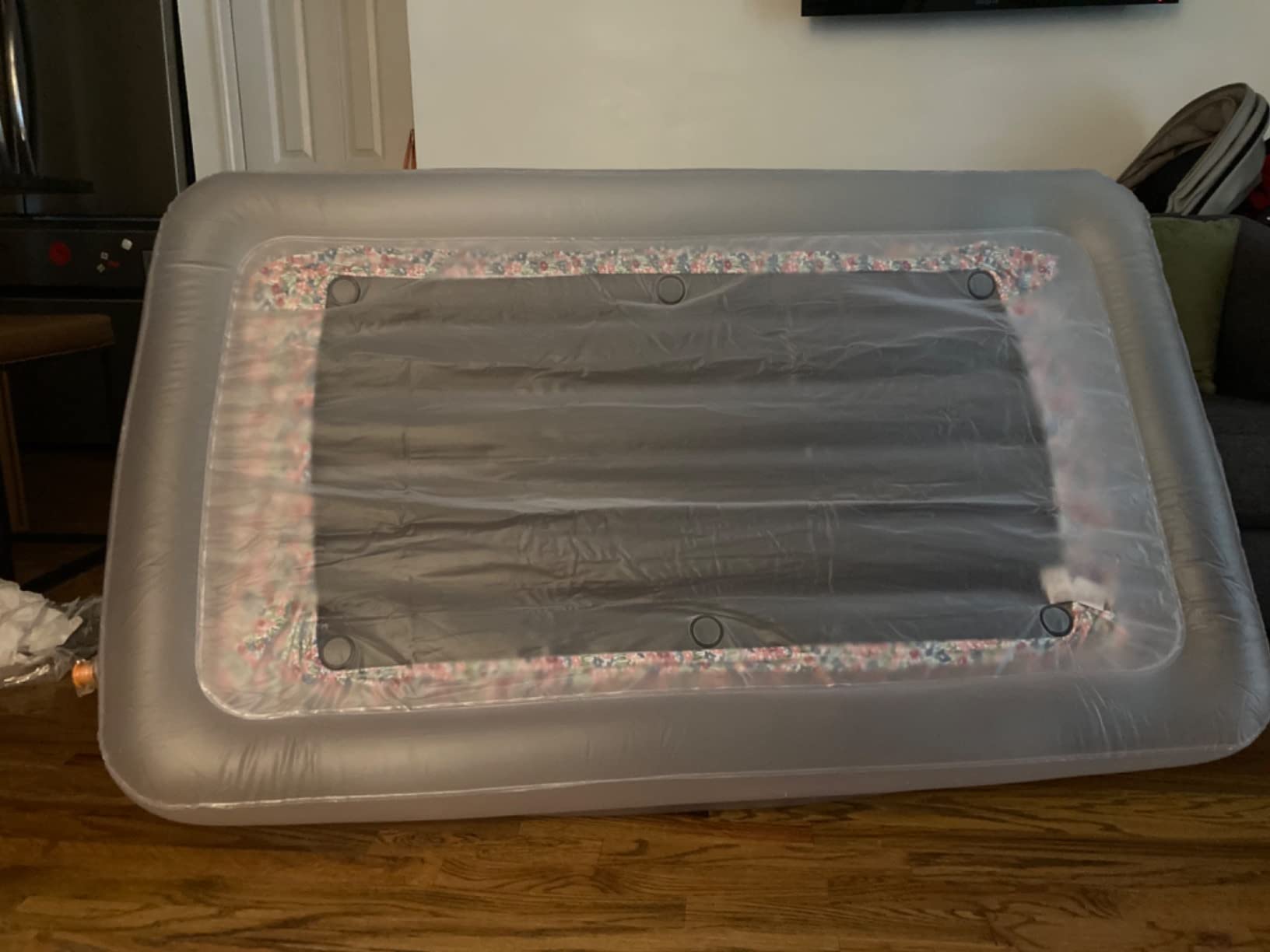 The Shrunks Inflatable Toddler Travel Bed with Safety Bumpers | Portable Toddler Bed for Kids | Toddler Air Mattress | Air Mattress with Bed Rails customer photo 1