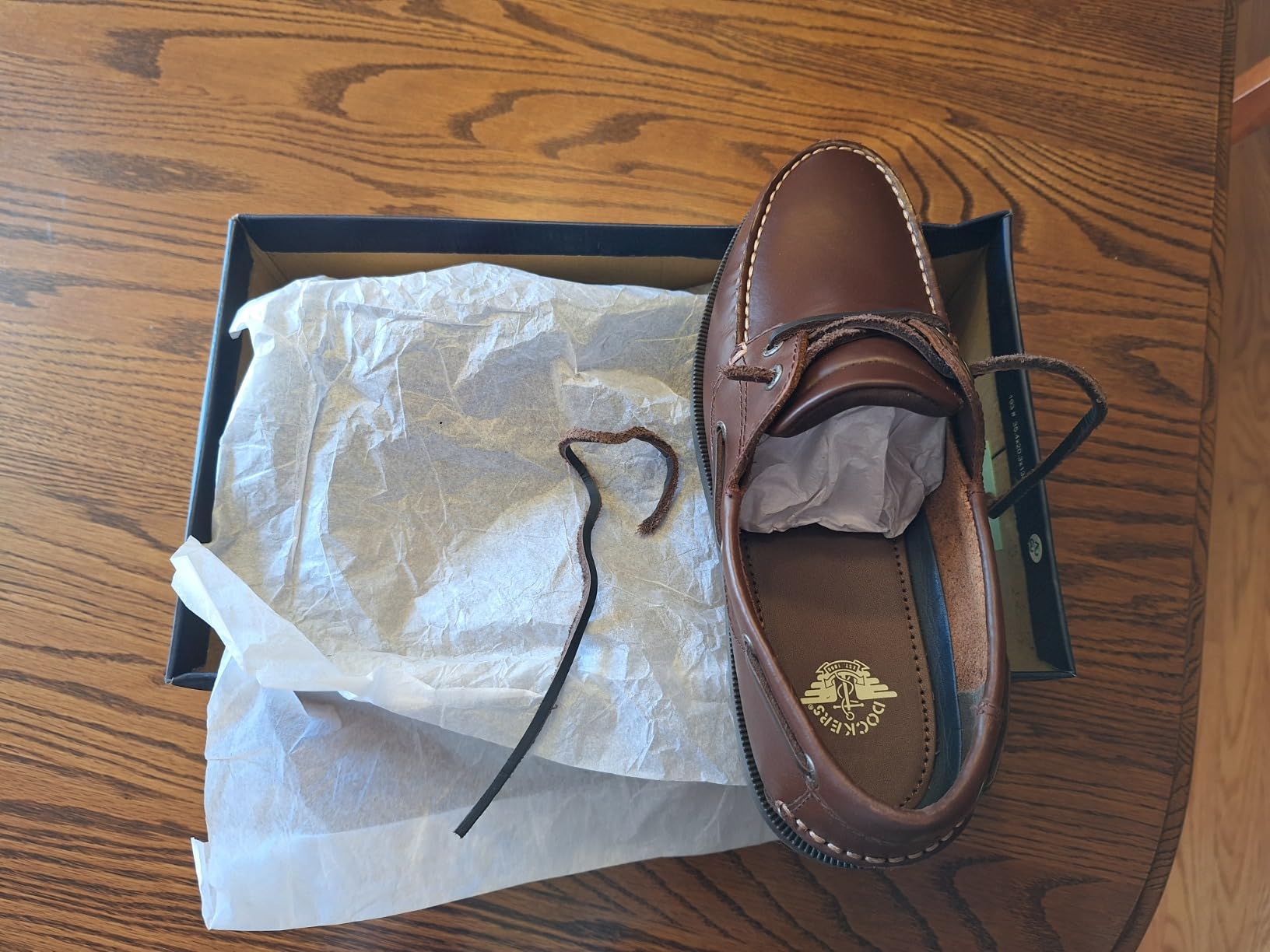 DOCKERS Mens Castaway Classic Leather Casual Boat Shoes customer photo 1