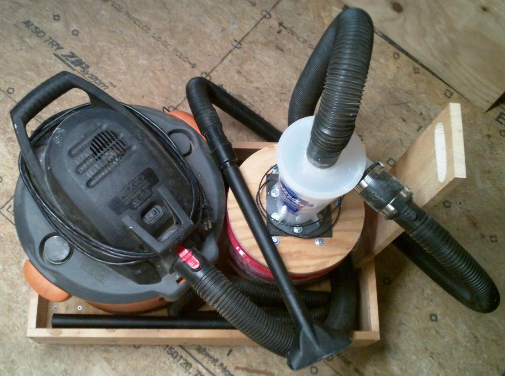 Oneida Air Systems Dust Deputy DIY Anti-Static Retrofit Cyclone Separator for Wet/Dry Shop Vacuums (DD DIY) customer photo 2