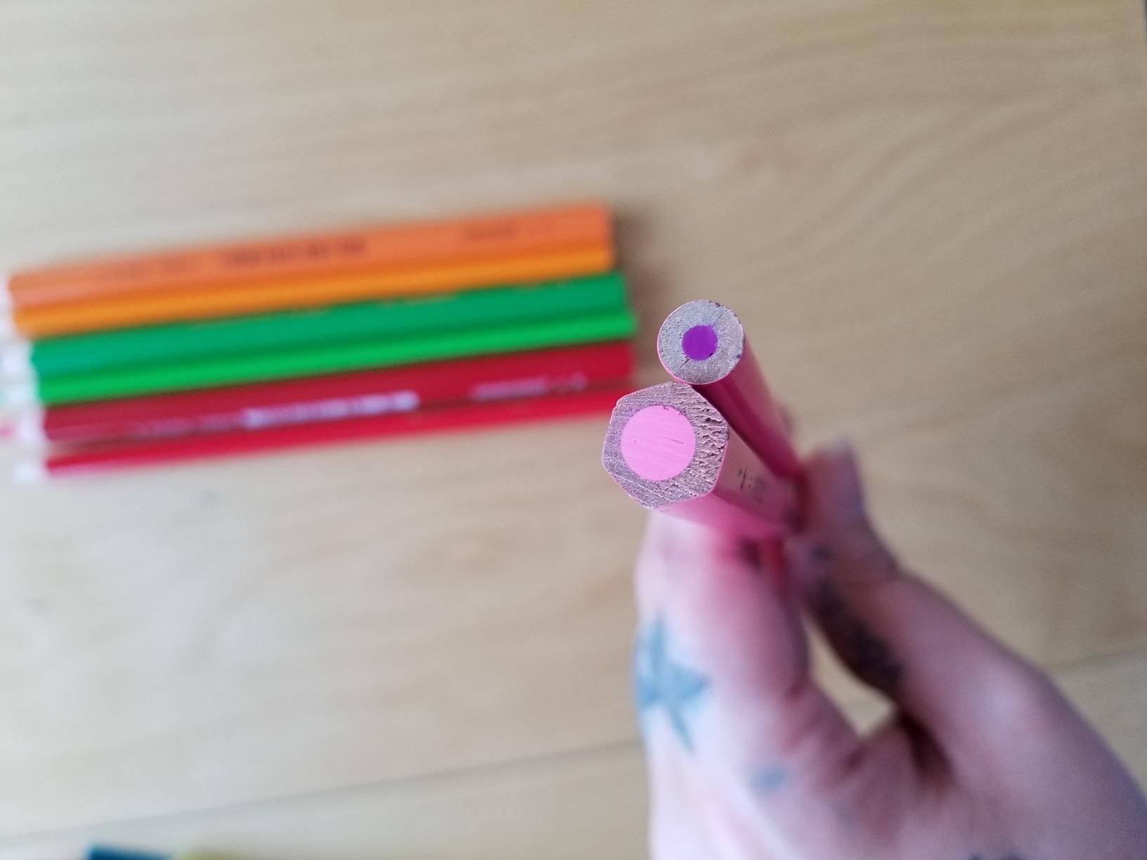 Jolly X-Big Jumbo Colored Pencils; Set of 12, Perfect for Special Needs, Art Therapy, Pre-School and Early Learners, Multicolor (3099-0001) customer photo 1
