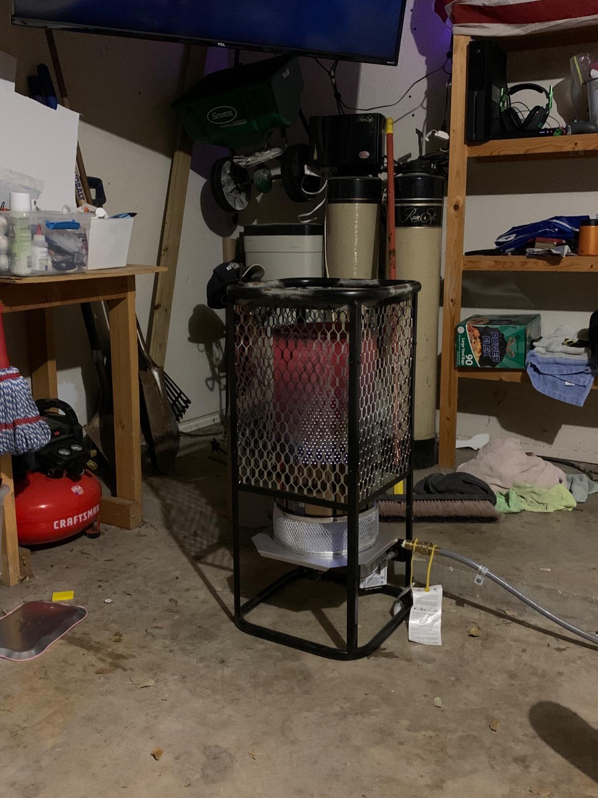 Heatstar By Enerco F170850 Radiant Natural Gas Heater HS125NG Salamander, 125K customer photo 2