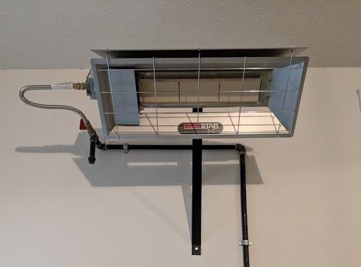 Heatstar By Enerco F125444 Radiant Overhead Garage Heater MH25NG Natural Gas customer photo 2