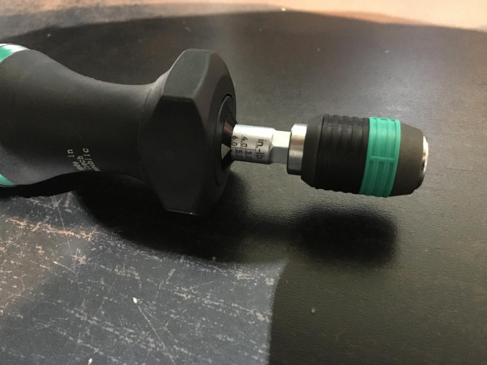 Wera 05074710001 Kraftform 7445 Hexagon Torque Screwdriver, 1/4