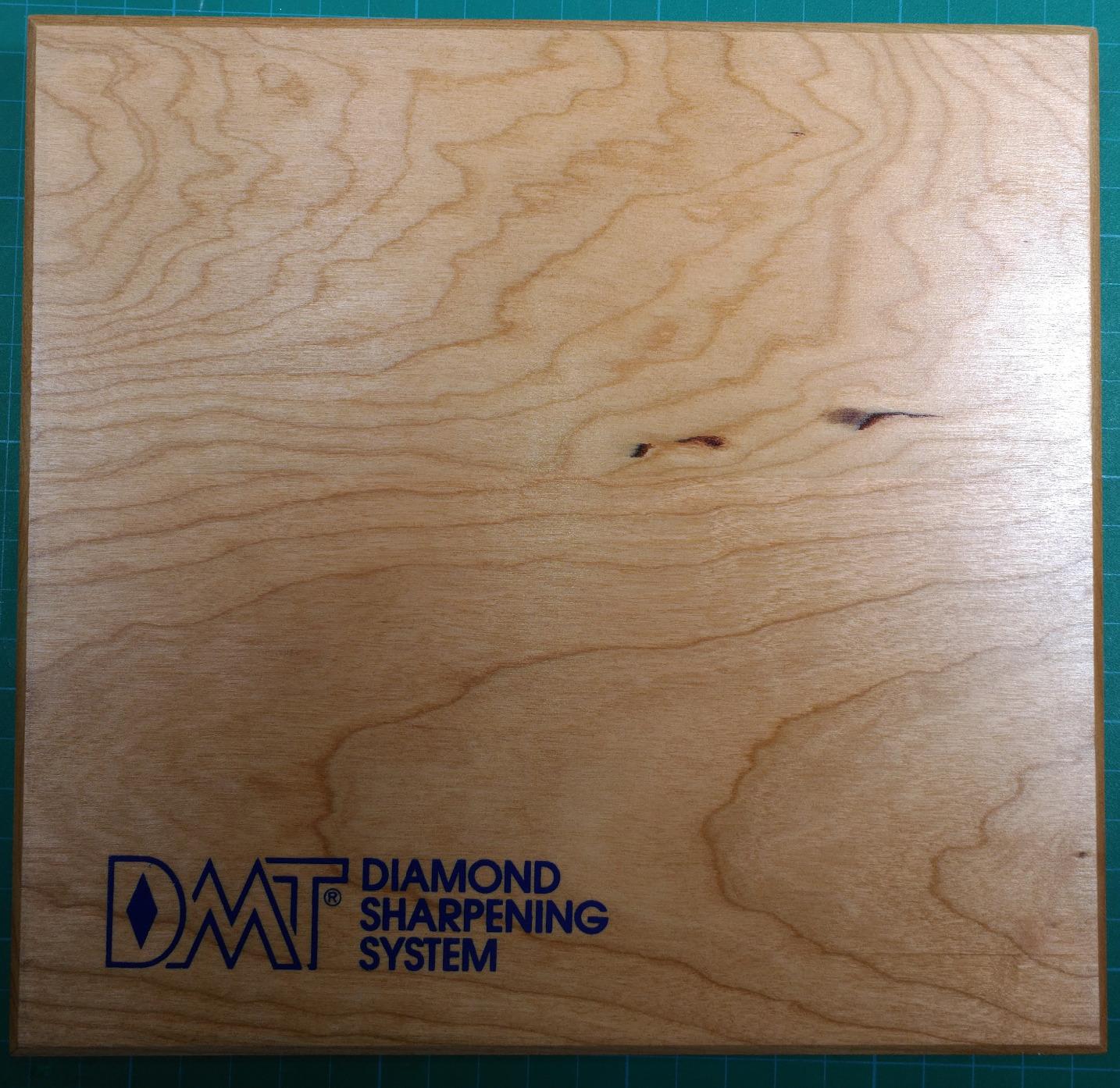 DMT Deluxe Diamond Professional Knife Sharpening Kit - Includes Set of 3 Diamond Whetstone Blocks for Kitchen Knives, Lawn Mower Blades, Hunting/Butchery Tools, and More - Comes in Natural Wood Box customer photo 2