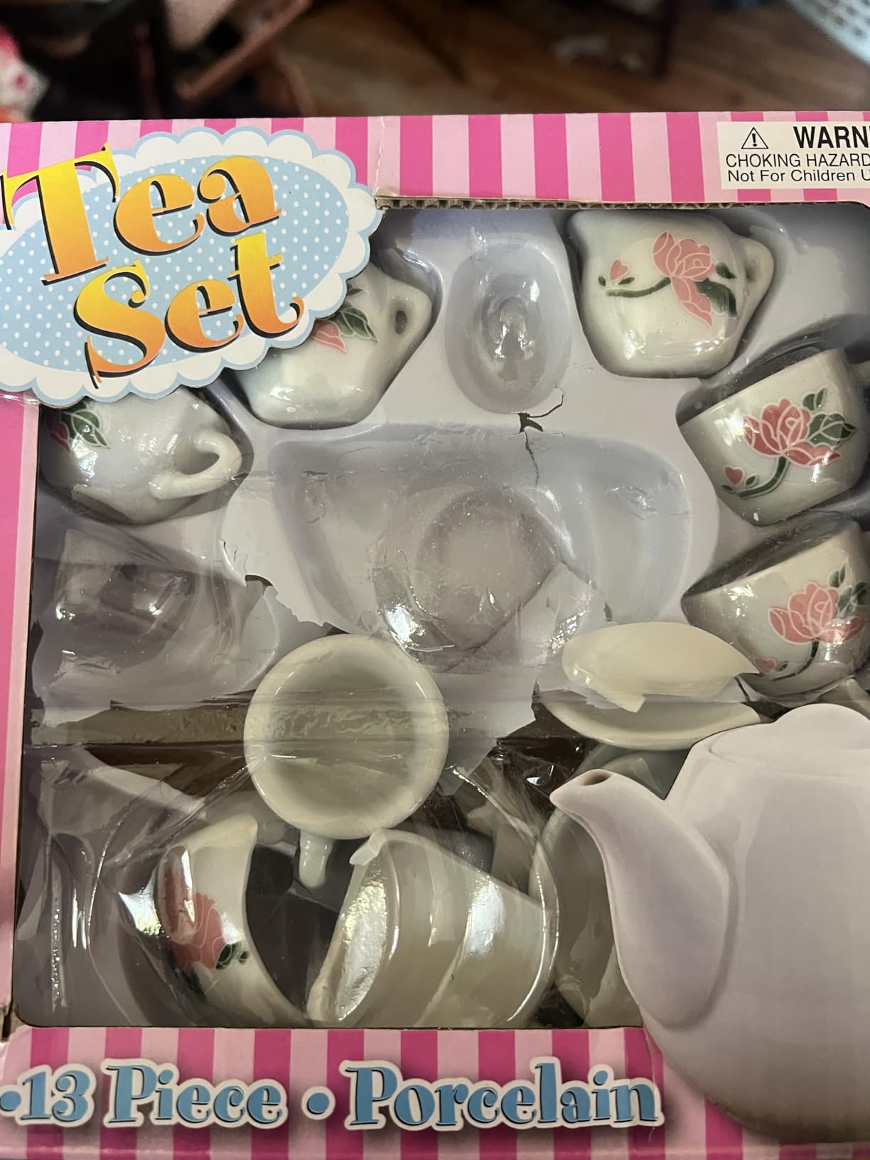 Rhode Island Novelty 13 PC Ceramic Tea Set customer photo 1
