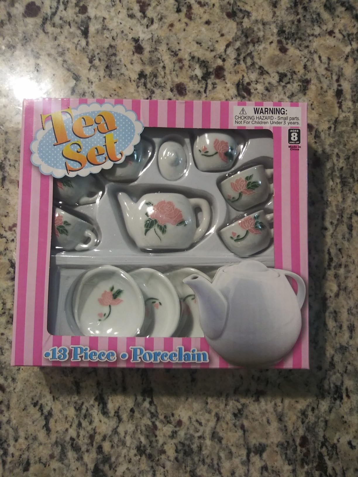 Rhode Island Novelty 13 PC Ceramic Tea Set customer photo 2
