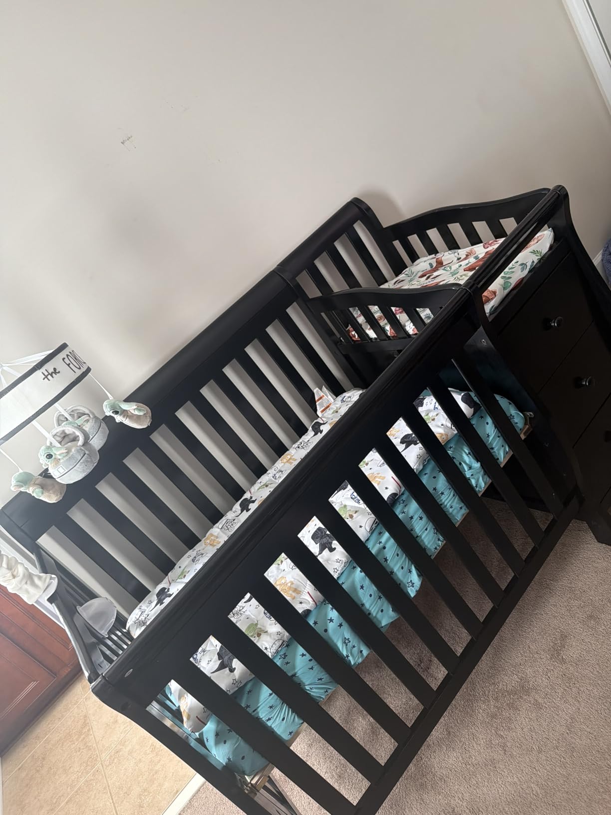 Dream On Me Jayden 4-in-1 Convertible Mini Baby Crib with 3 Drawer Changer customer photo 1