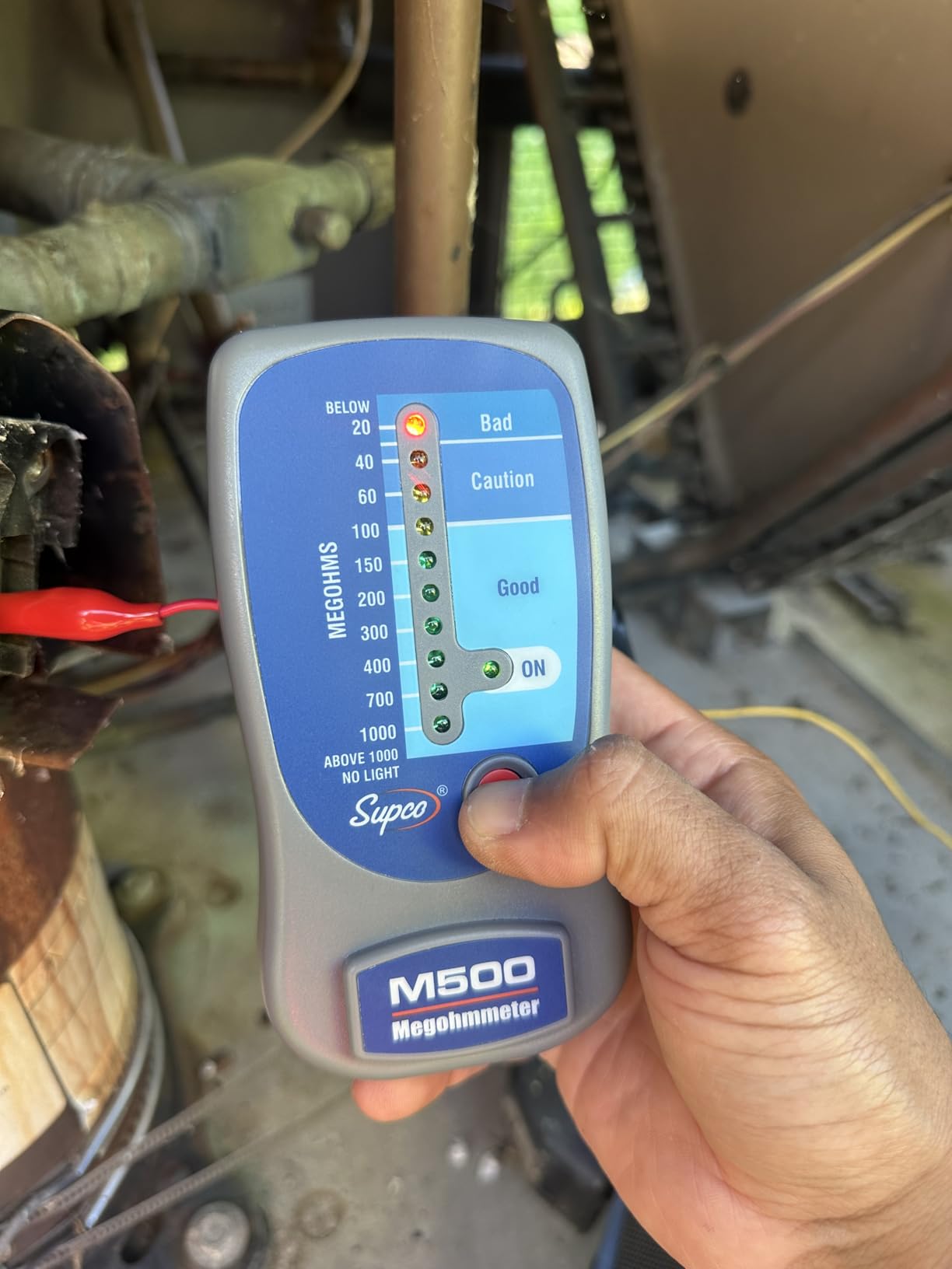 Supco M500 Electronic Megohmmeter, 0 to 1000 Megohms customer photo 2