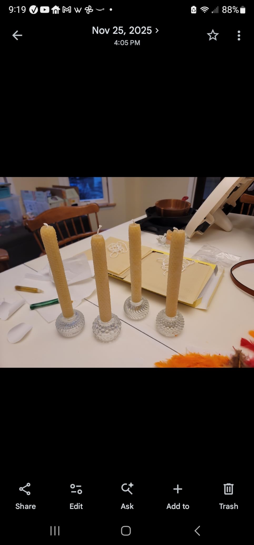 Beeswax Candle Making Kit with 10 Full Size (16
