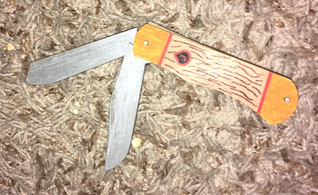Channel Craft, JJ's Pocket Knife, Wood Craft Kit, Wooden Pocket Knife customer photo 1