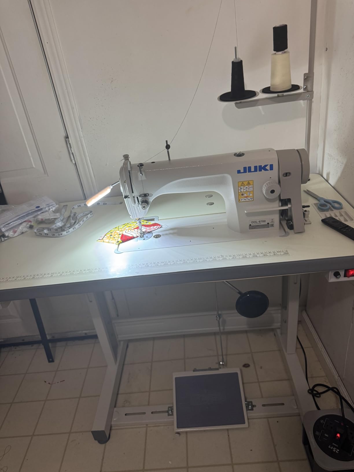 Juki DDL-8700 Industrial Straight Stitch Sewing Machine customer photo 2