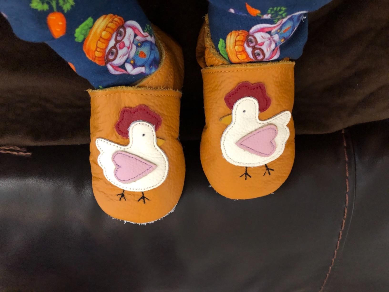 SAYOYO Baby Leather Moccasins Soft Sole Infant First Walker Shoes customer photo 1