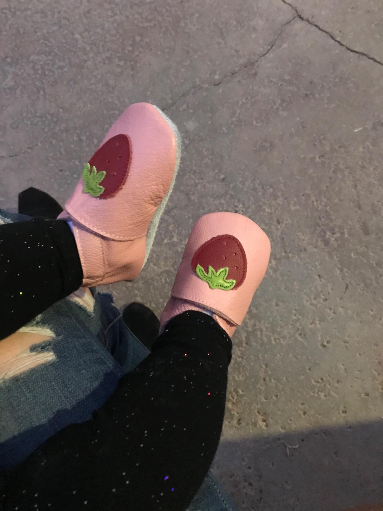 SAYOYO Baby Leather Moccasins Soft Sole Infant First Walker Shoes customer photo 2