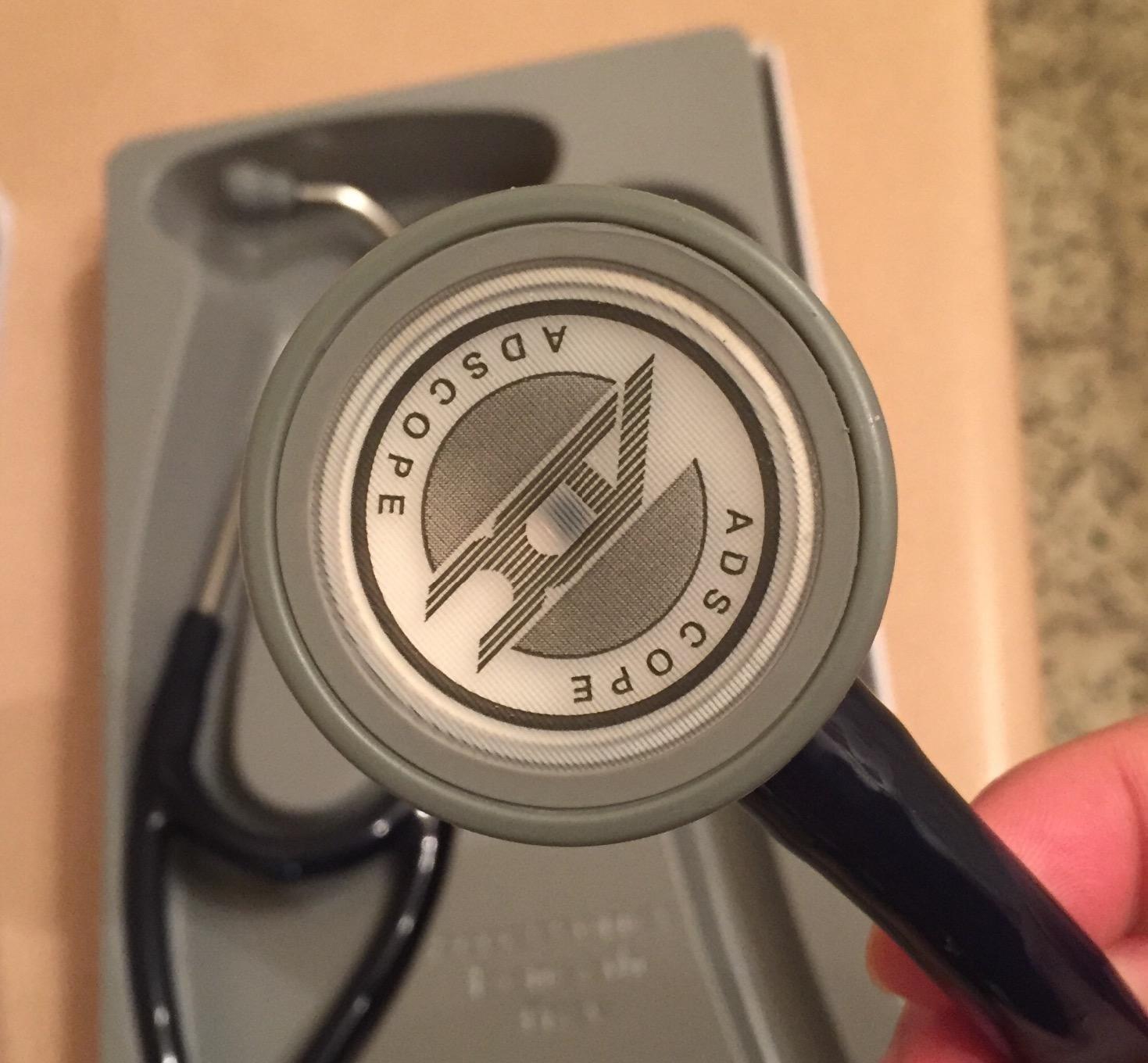 ADC Adscope 600 Premium Cardiology Stethoscope, AFD Tunable Technology | Exceptional styling with unsurpassed acoustics in a single-sided design. Ideal for cardiologists and respiratory therapists. customer photo 2