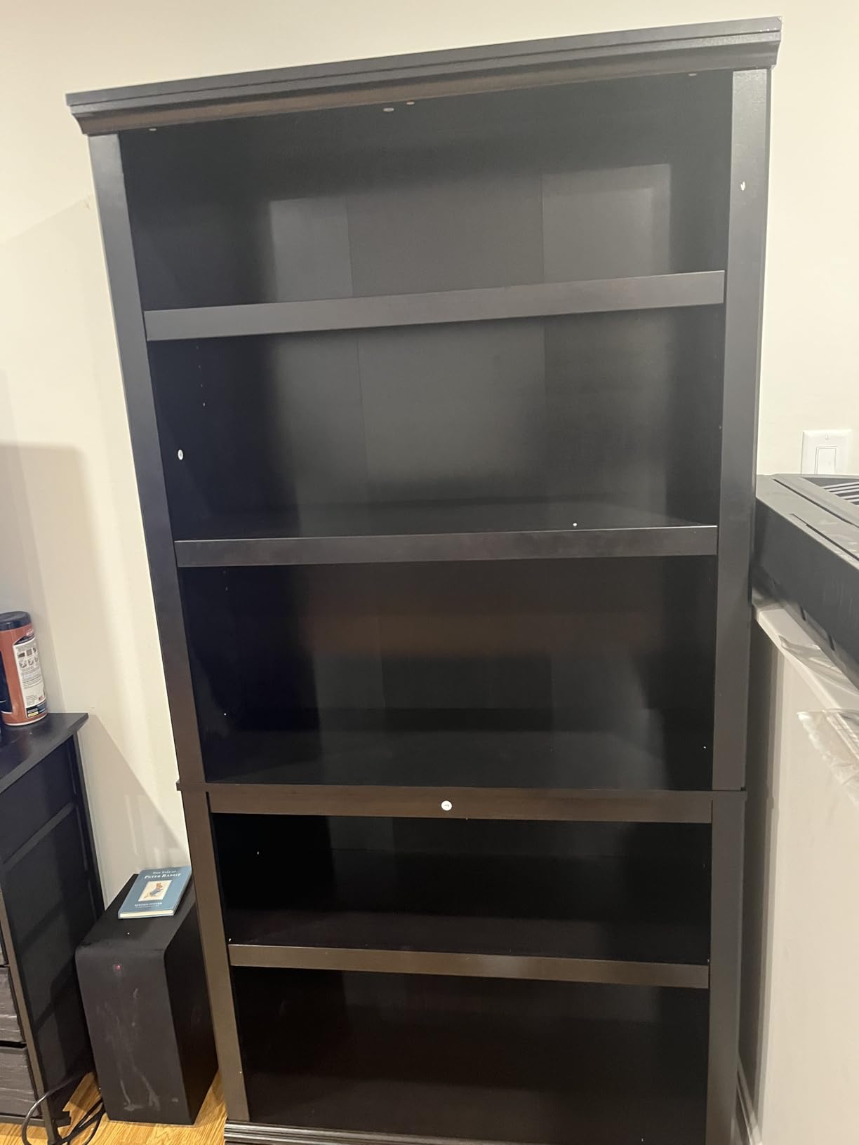 Sauder Miscellaneous Storage 5-Shelf Bookcase/ Book shelf, Select Cherry finish customer photo 2