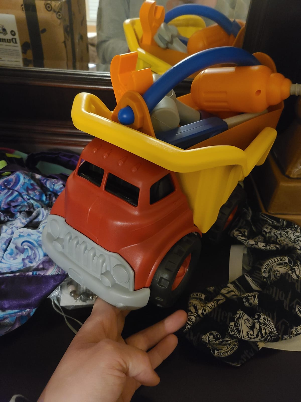 Learning Resources New Sprouts Fix It! My Very Own Tool Set - 6 Pieces, Ages 2+ Toddler Learning Toys, Develops Fine Motor Skills, Toddler Tool Set, First Tool Box, Kids Tool Set,Stocking Stuffers customer photo 2