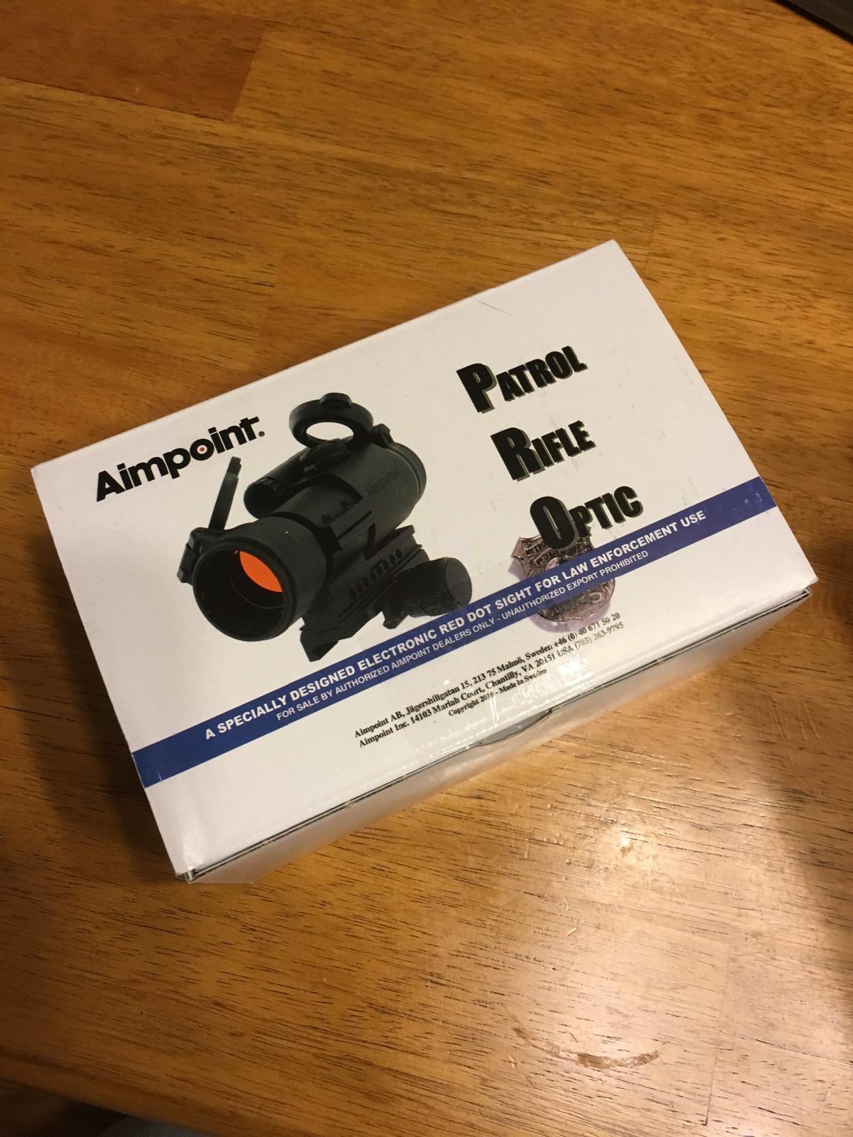 Aimpoint PRO Red Dot Reflex Sight with QRP2 Mount and Spacer - 2 MOA customer photo 2