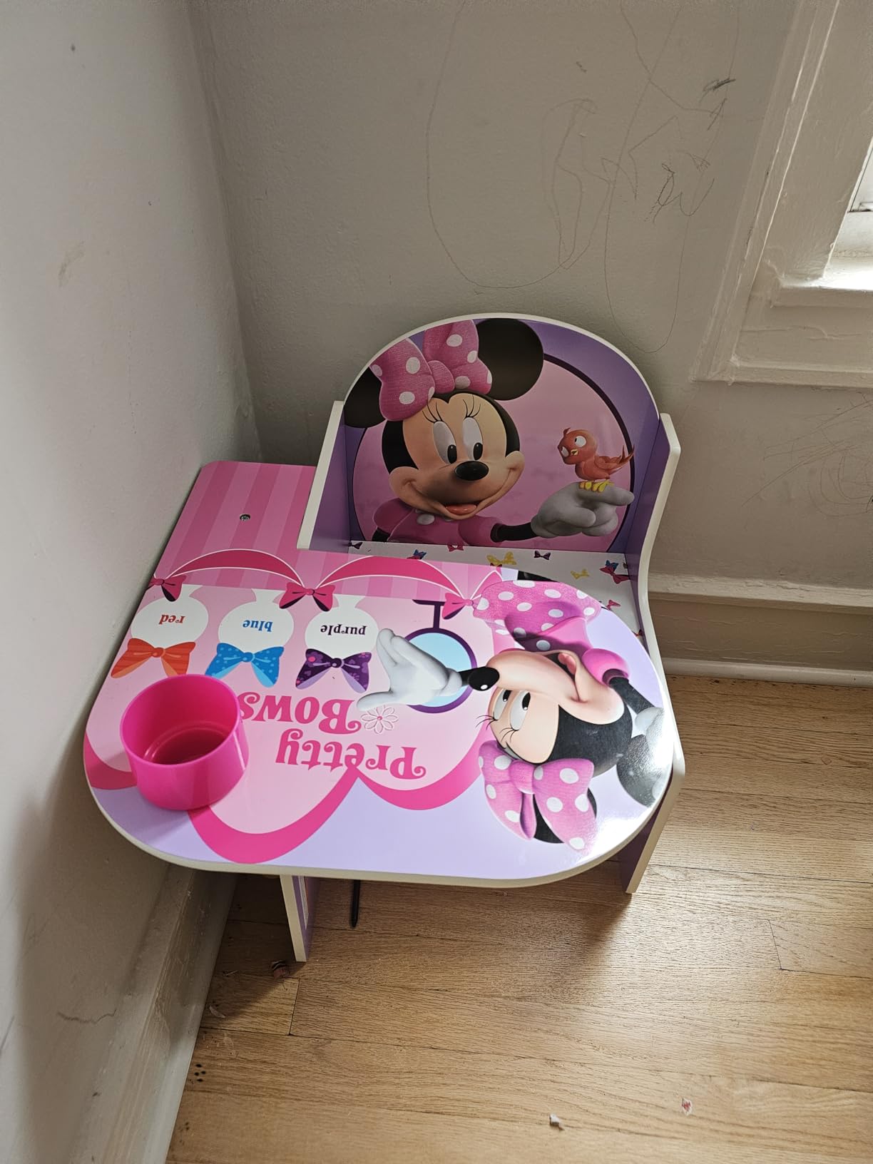 Delta Children Chair Desk With Storage Bin, Disney Minnie Mouse customer photo 1