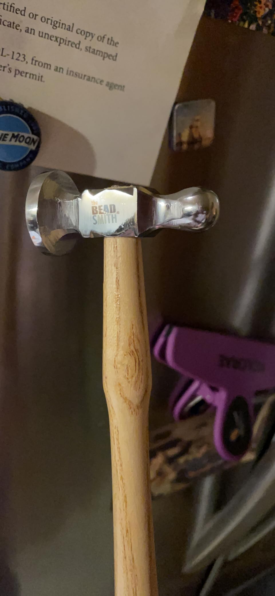 The Beadsmith Two-Sided Chasing Hammer | 10.75