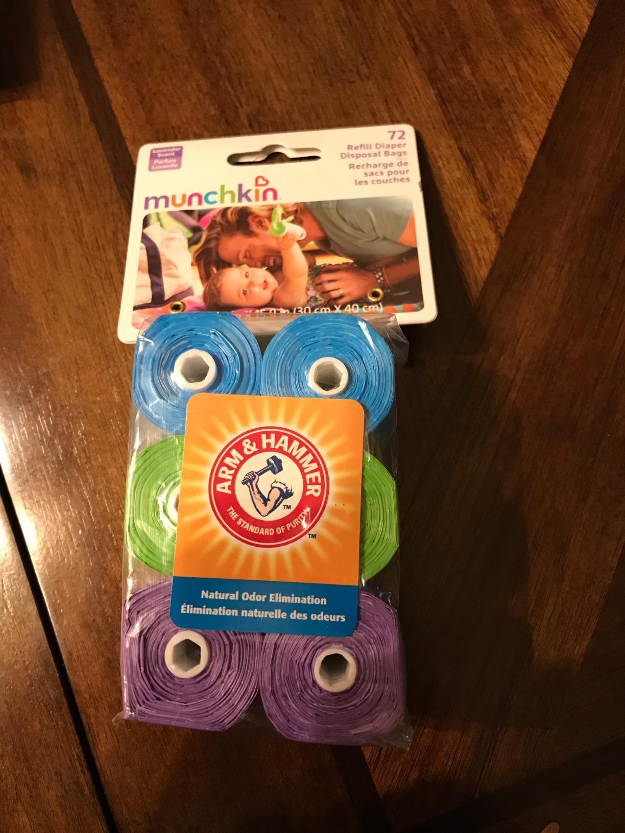 Munchkin Arm & Hammer Diaper Bag Refills, Lavender Scent, 72 Bags customer photo 2