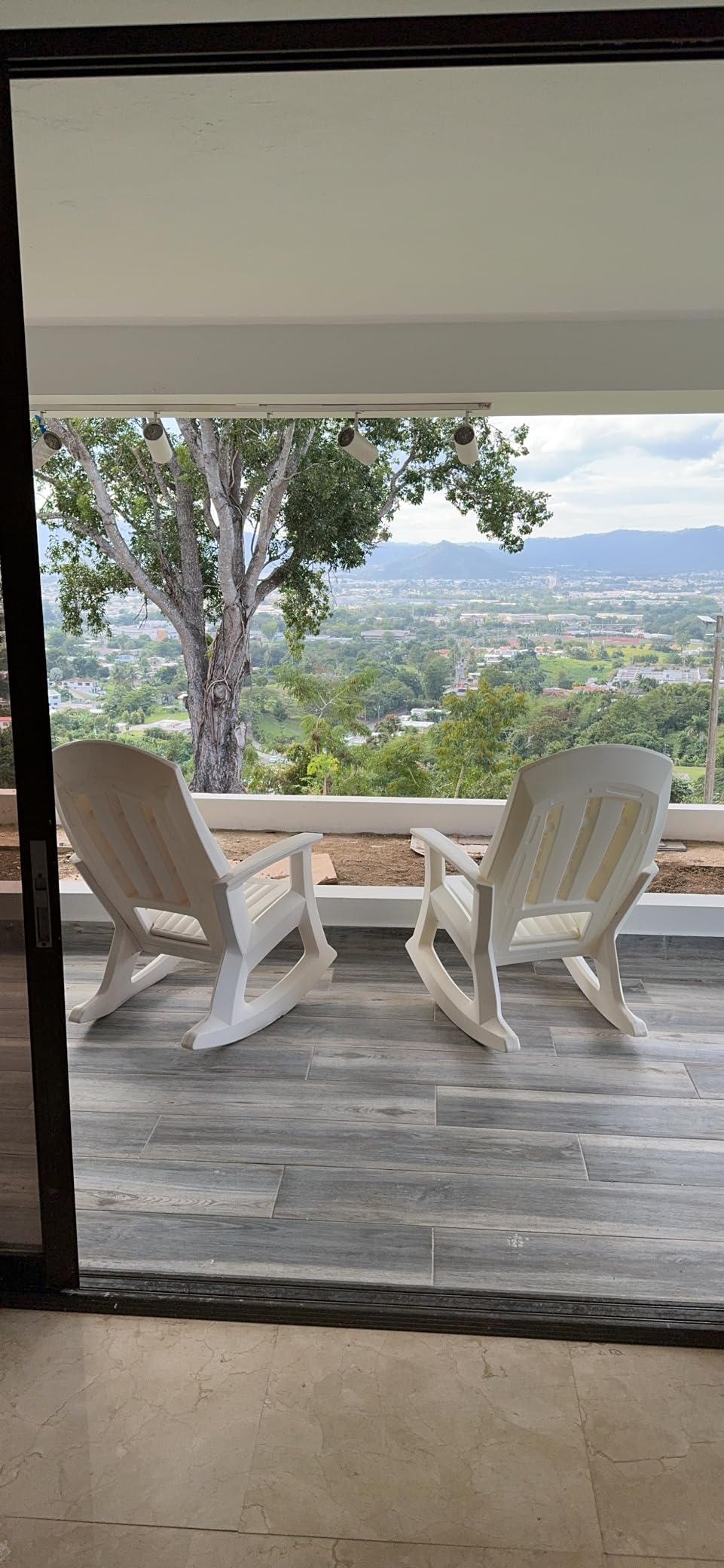Semco Rockaway Heavy Duty All Weather Patio or Deck Rocking Chair, Taupe customer photo 1