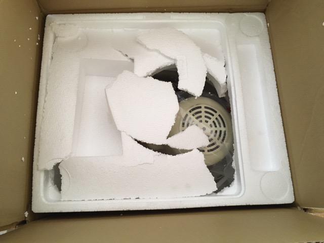 Shop Fox W1826 Wall Dust Collector, 2.5 Micron Filtration,White customer photo 2