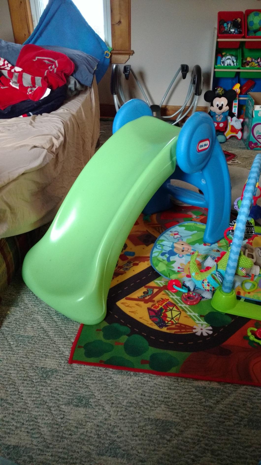 Little Tikes Junior Play Slide Green/Blue, 5 ft or less customer photo 1