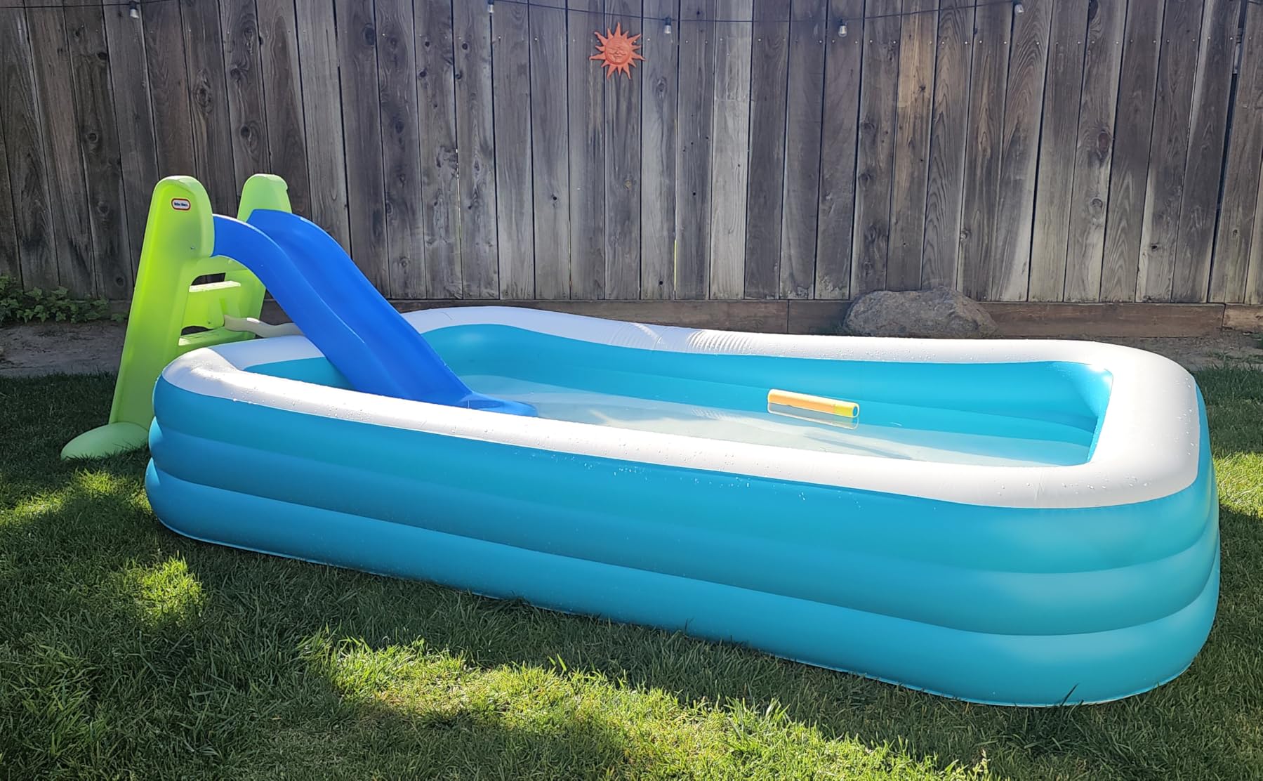 Little Tikes Easy Store Large Slide , Blue/Green customer photo 2