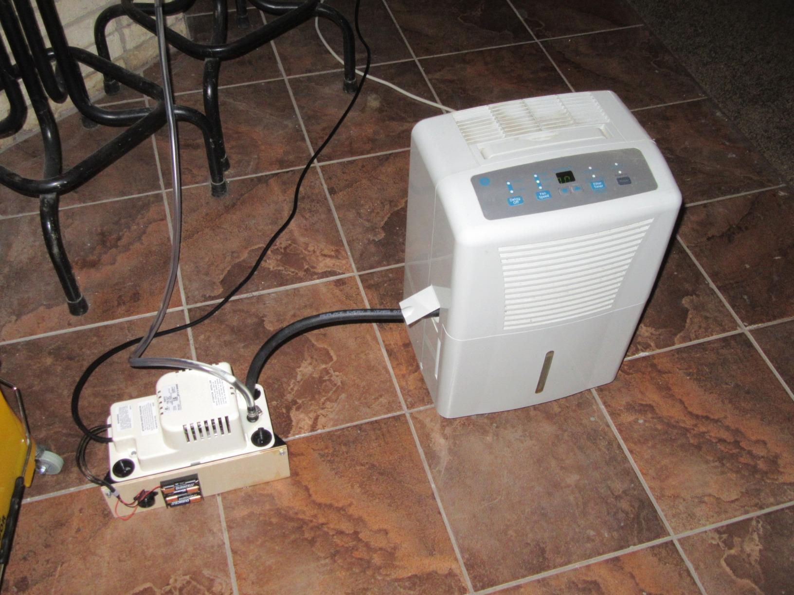 Little Giant VCMA-15ULST 115 Volt, 65 GPH, 1/50 HP Automatic Condensate Removal Pump for HVAC/Refrigeration Systems/Dehumidifiers with Overflow Detection Switch and 20-Foot Tubing, Black/White, 554415 customer photo 2