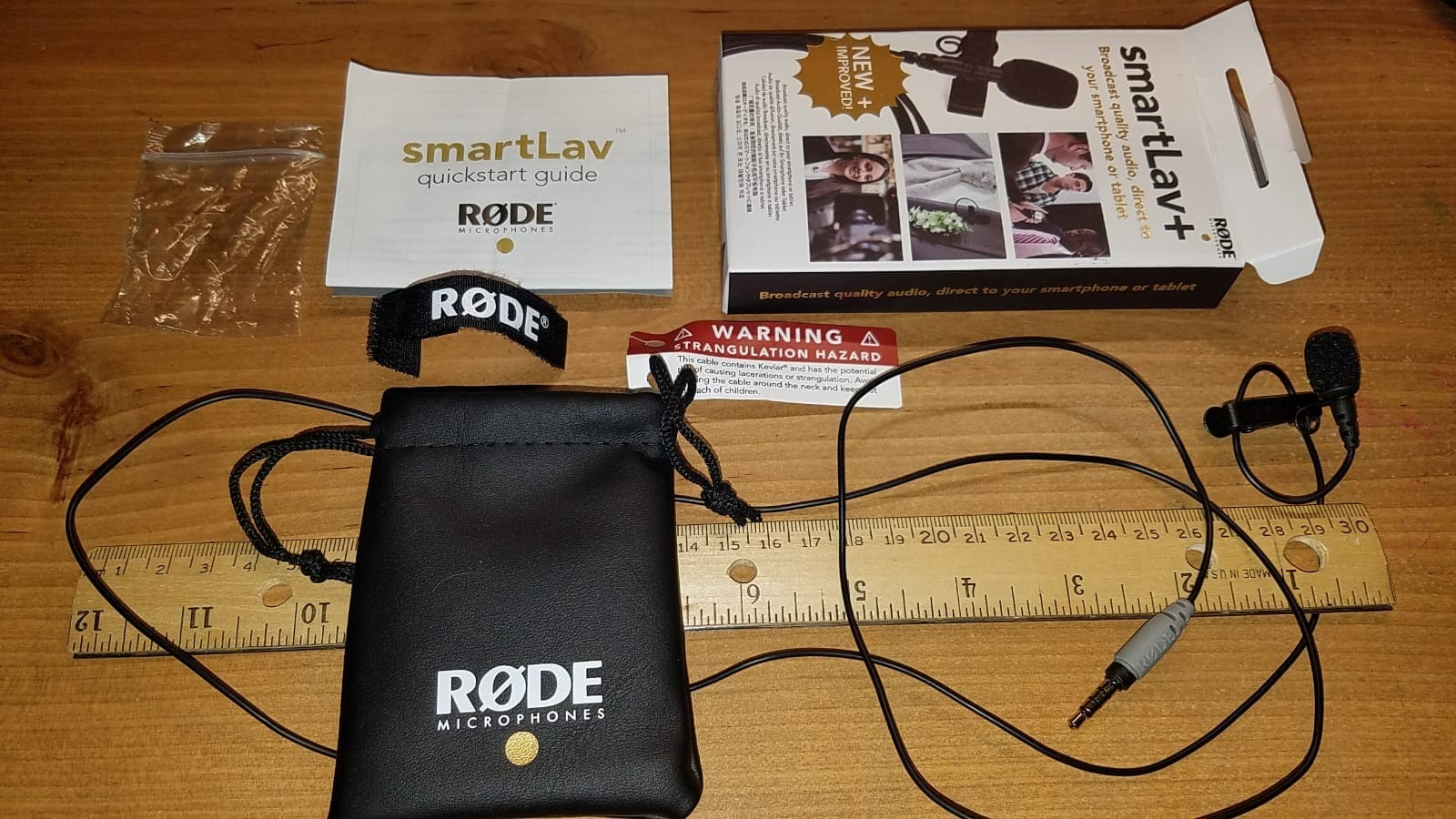 Rode SmartLav+ Lavalier Microphone for Smartphones,Black customer photo 2