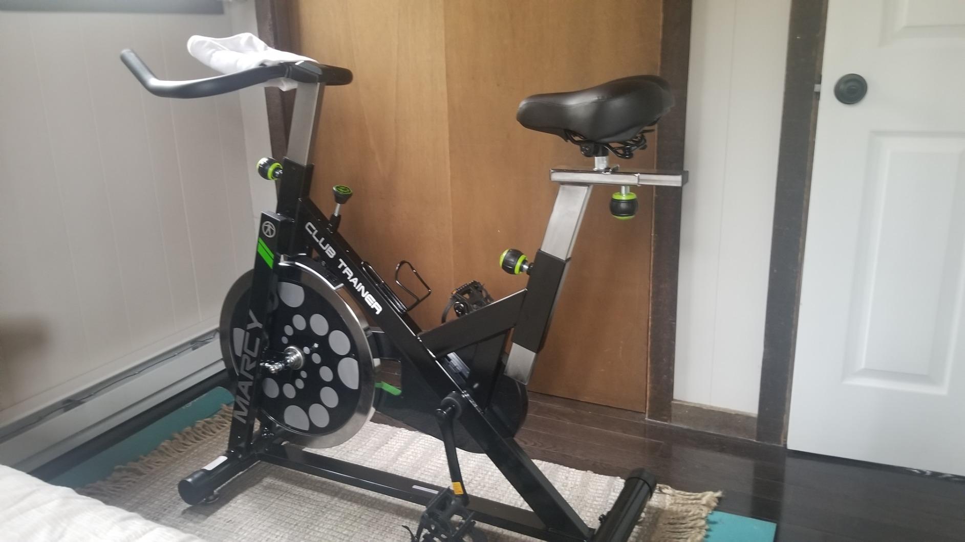 Marcy Club Revolution Bike Cycle Trainer for Cardio Exercise, Multiple Colors Available customer photo 1