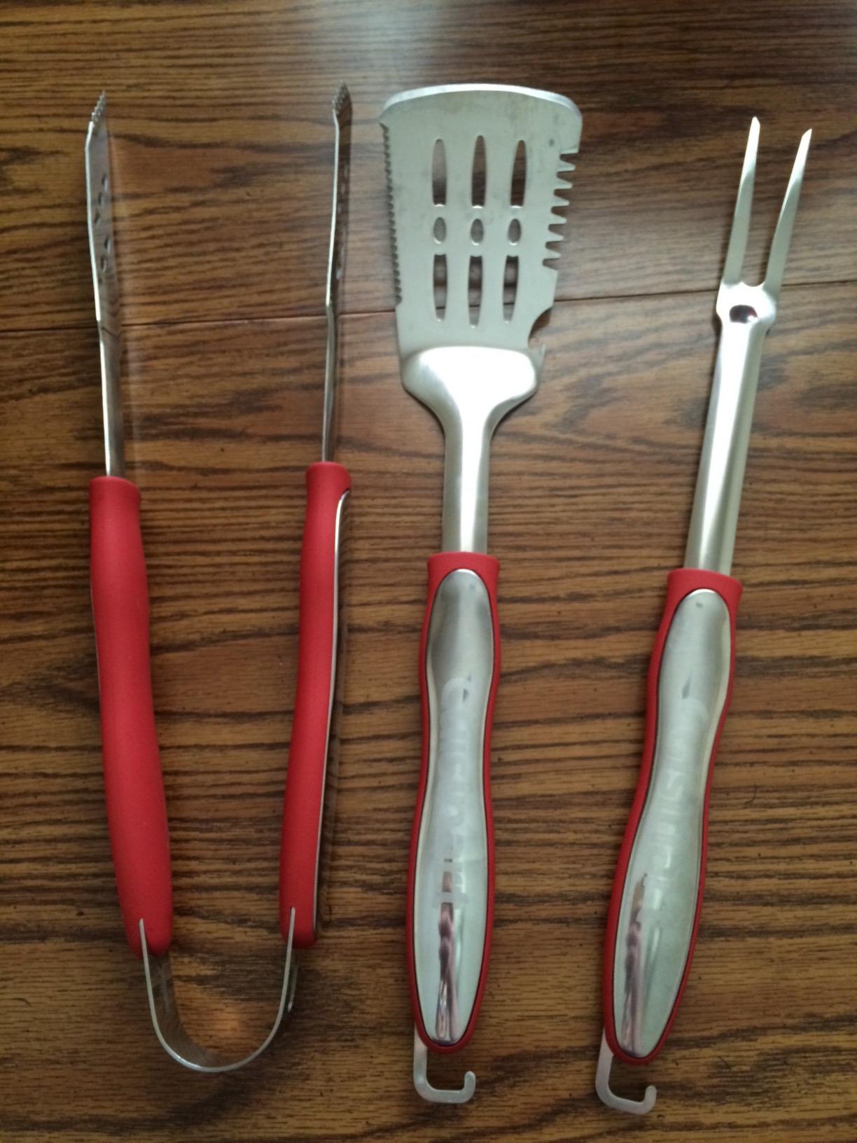 Cuisinart 3‑Piece Stainless Steel BBQ Grilling Tool Set with Grill Glove – Outdoor Grill Accessories, Perfect Grilling Gift for Men, Dads & Grill Masters, CGS-134BL customer photo 1