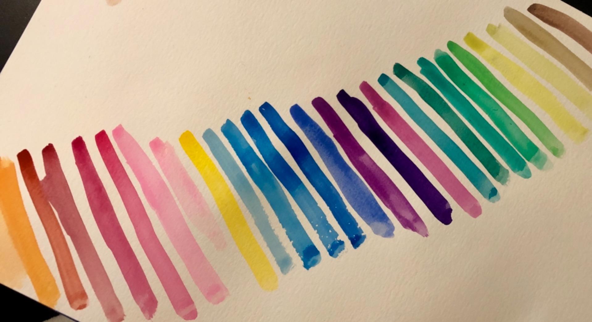 Ooly Lil' Watercolor Washable Paint Pods Set, 36 Colors customer photo 2