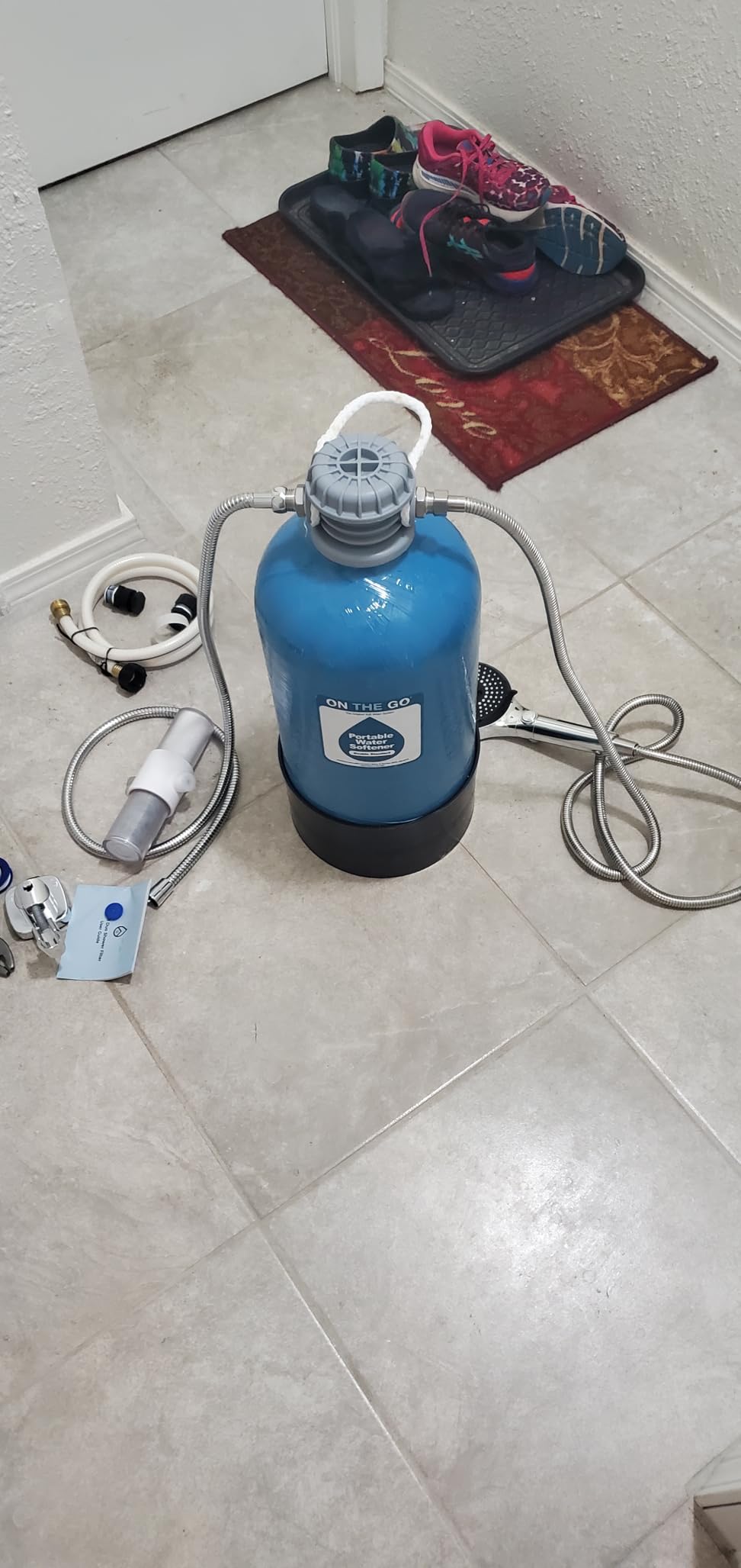 OTG4-DBLSOFT-Portable 16,000 Grain RV Water Softener (NOT made in China, assembled by U.S. Workers in Indiana) customer photo 1