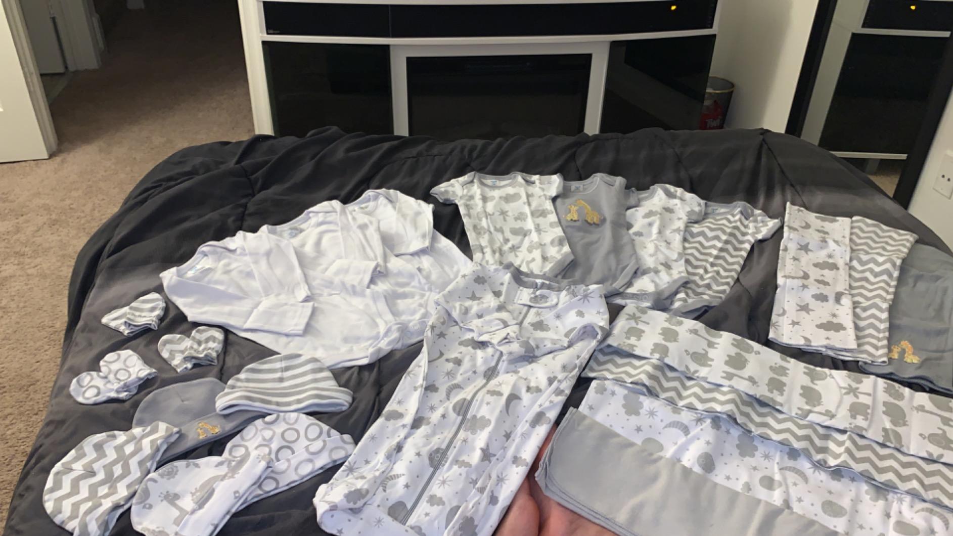 Spasilk Baby Essential 23 Piece Layette Set for Newborns and Infants, 0-6 Months, Pink Girl customer photo 1