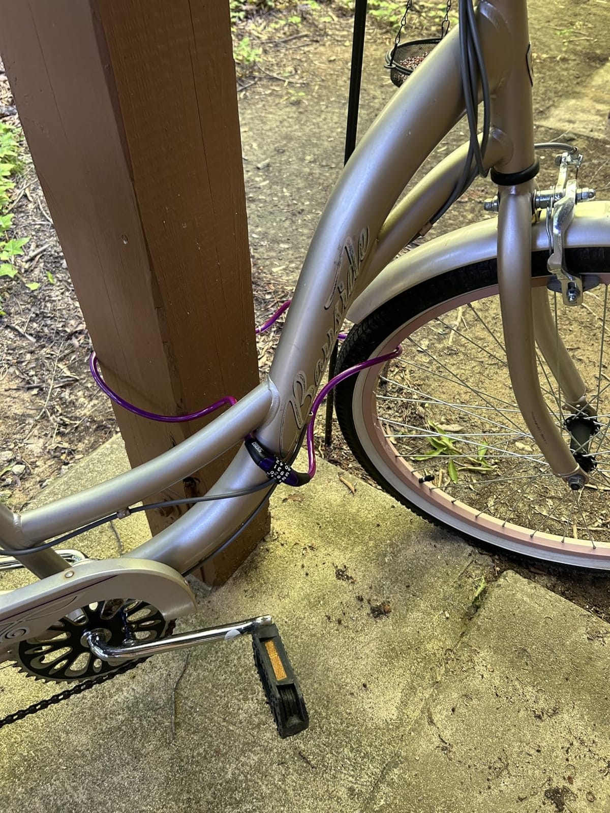 MEETLOCKS Combination Bike Cable Lock, Red customer photo 2