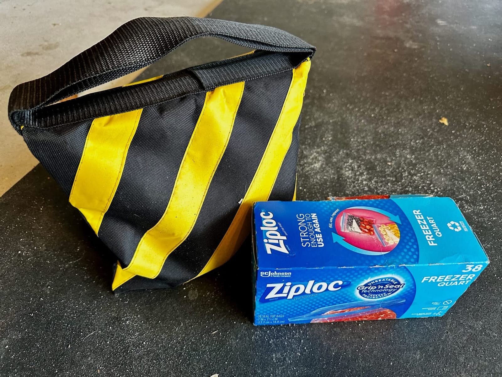 SANDBAG Sand Bag SADDLEBAG Design Weight Bags for Photo Video Studio Stand by Kaezi Photography (Yellow - 4 Pack) customer photo 1