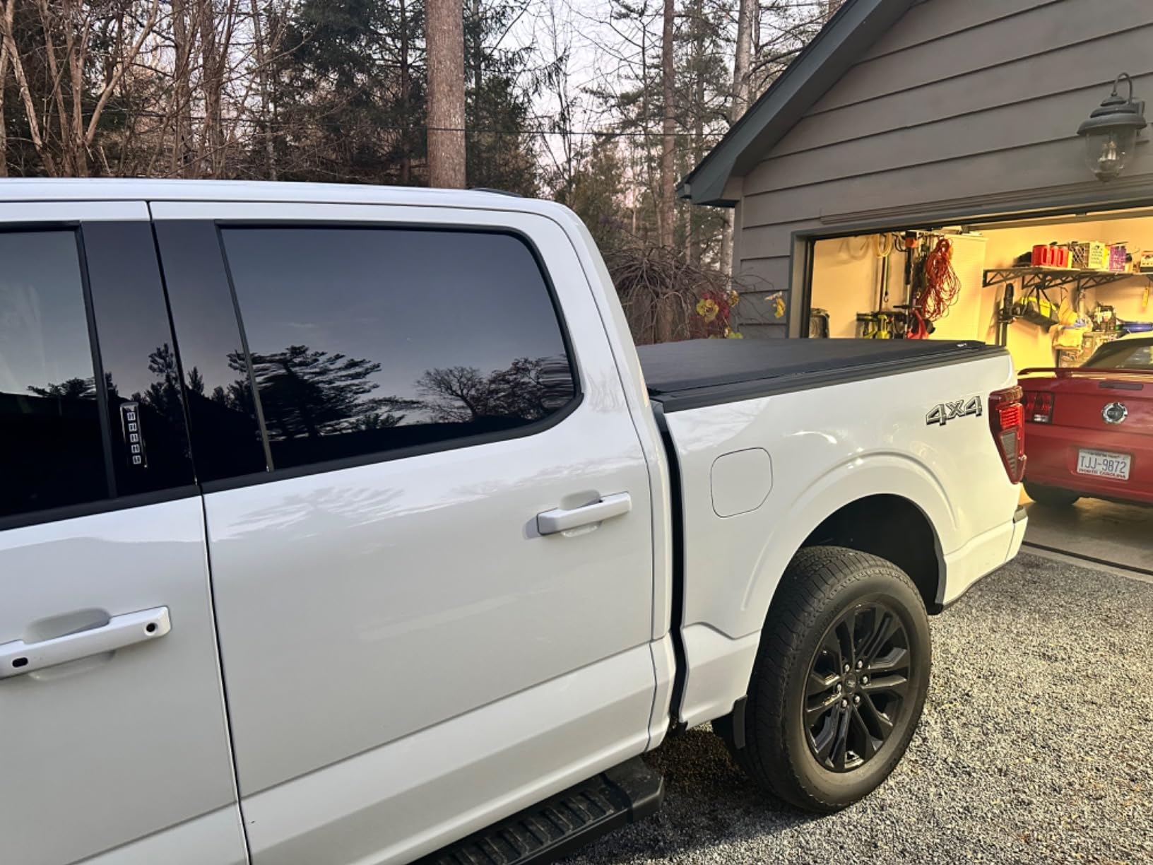 RealTruck TruXedo Lo Pro Soft Roll Up Truck Bed Tonneau Cover | 597701 | Fits 2015-2026 Ford F-150 5' 7