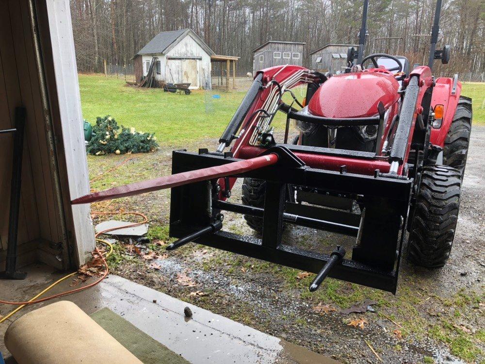 Titan Attachments Skid Steer Hay Frame Attachment, 49