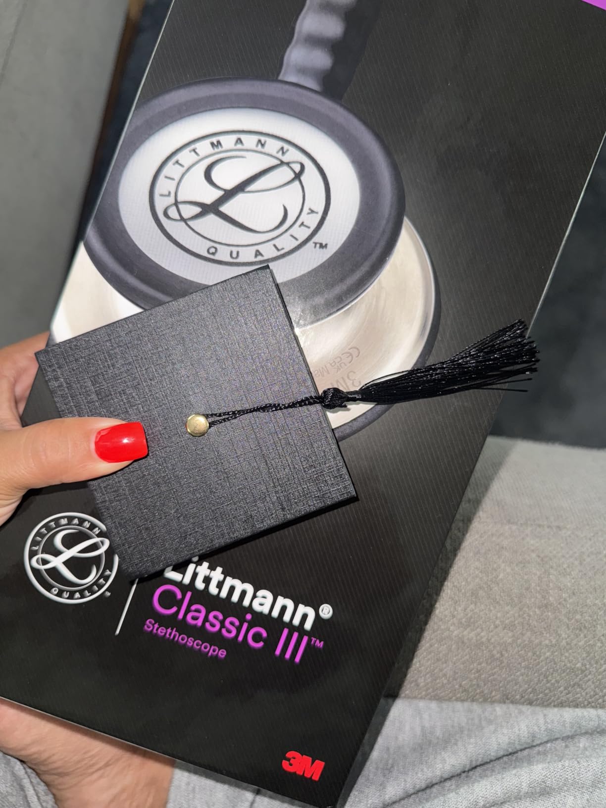 3M Littmann Classic III Monitoring Stethoscope, 5620, More Than 2X as Loud, Weighs Less, Stainless Steel Chestpiece, 27
