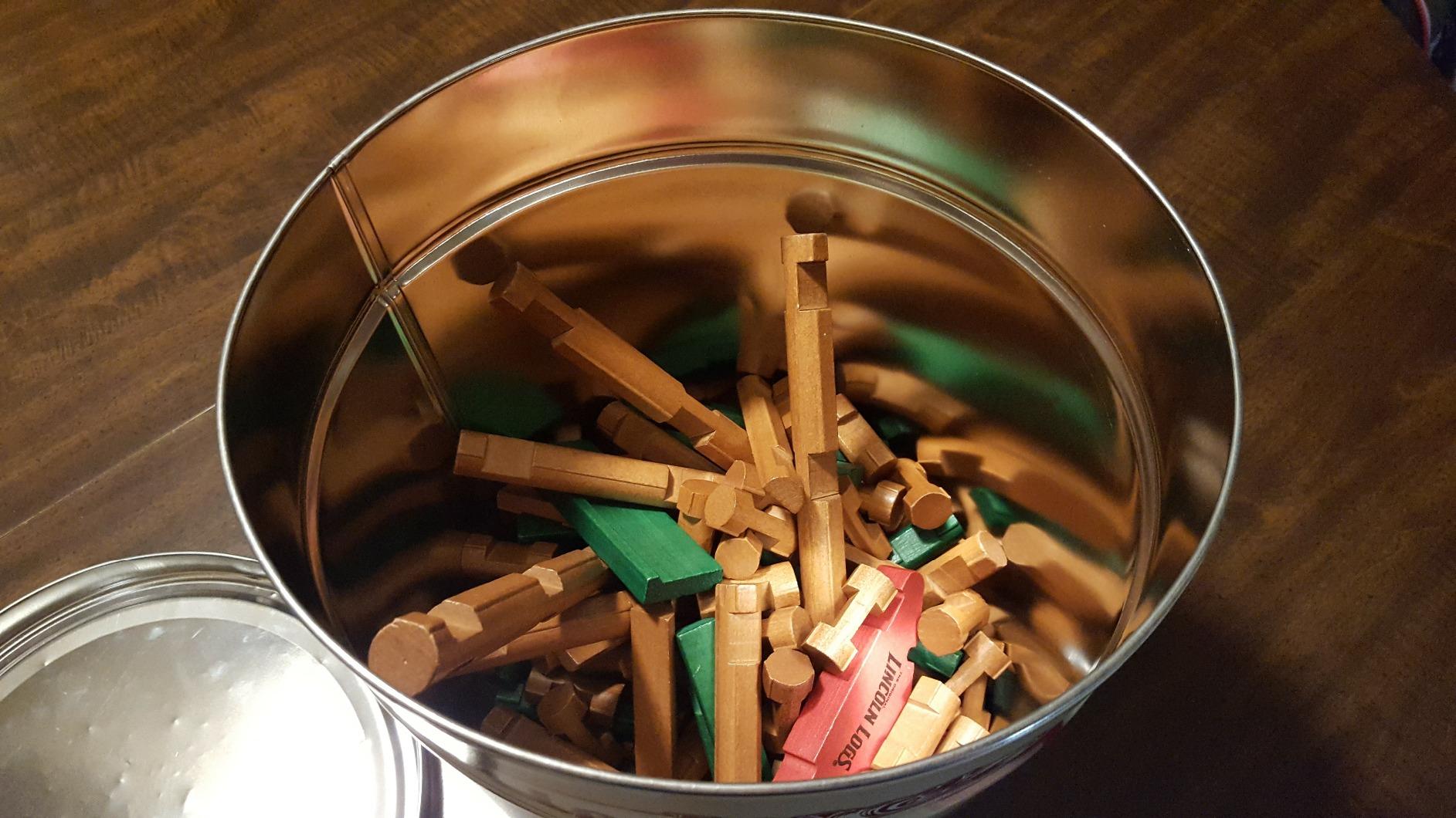 Lincoln Logs 100th Anniversary Tin customer photo 1