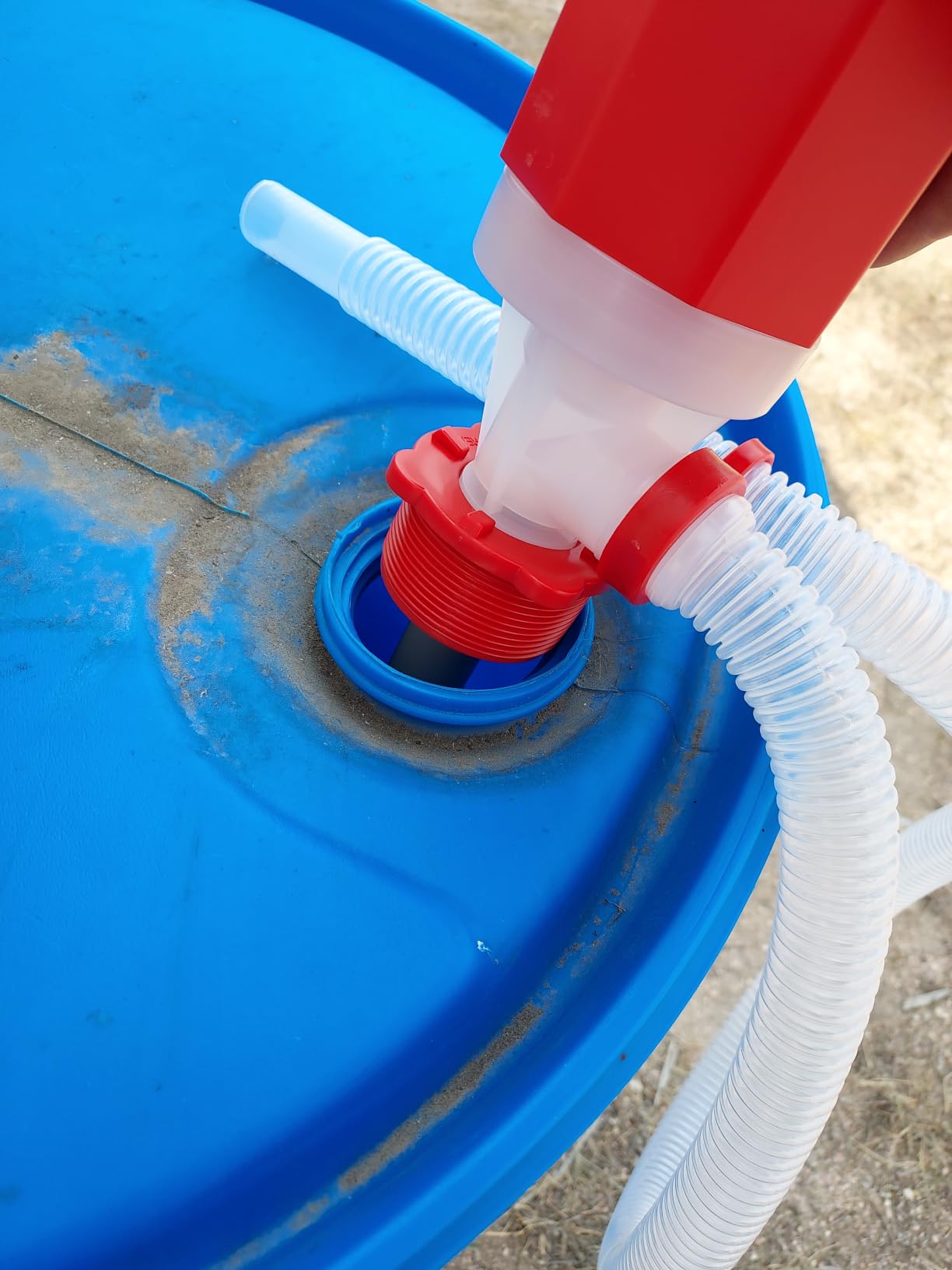 TERA PUMP Emergency 55 Gallon Drum Water Pump | Food Grade BPA-Free, Heavy Duty Hand Barrel Siphon, 5.5 GPM, Drinking Water Transfer, Disaster Preparedness customer photo 1