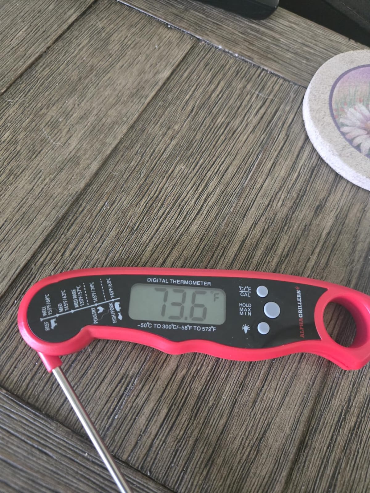 Alpha Grillers Instant Read Meat Thermometer Digital, Cooking, Food, Grill customer photo 2