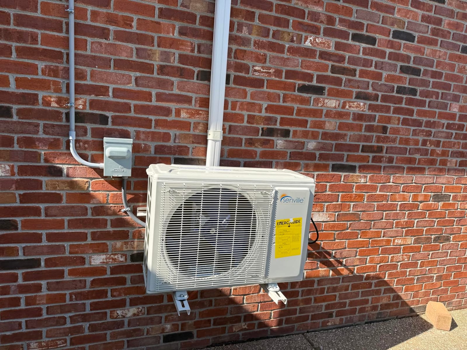 Senville LETO Mini Split Air Conditioner, Heat Pump, White, 12000 BTU customer photo 1