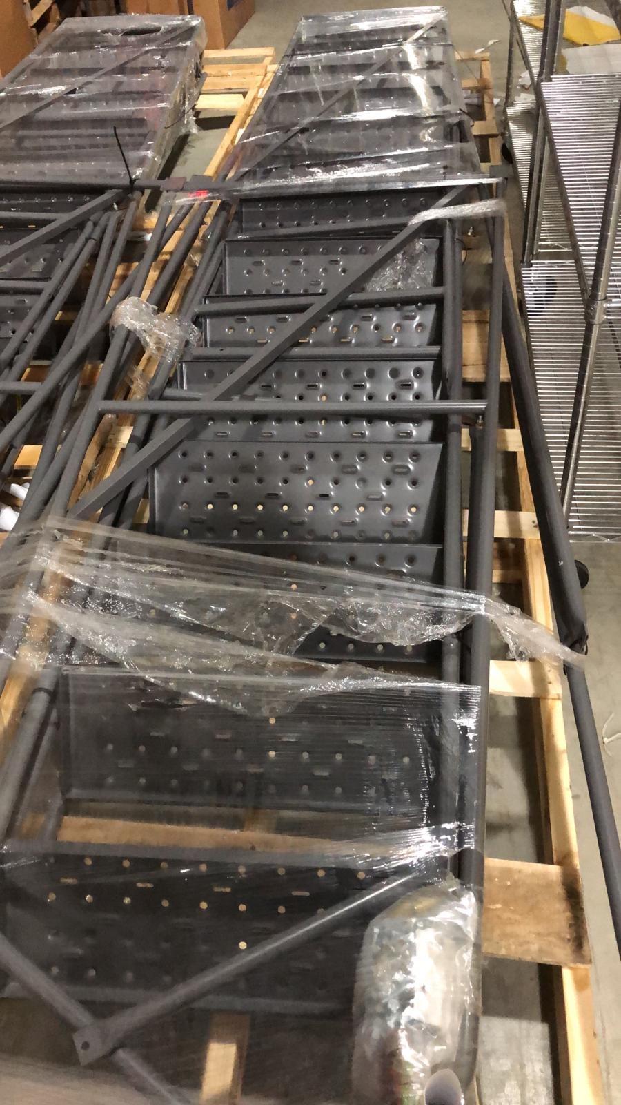 Tri-Arc KDSR105166 5-Step Steel Rolling Industrial and Warehouse Ladder with Handrails and 16-Inch Wide Perforated Tread customer photo 1