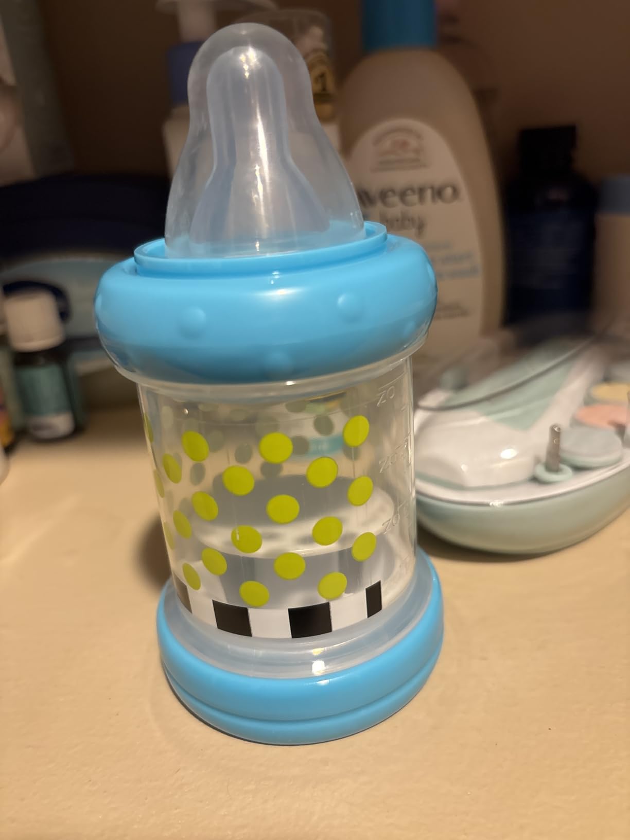 Sassy Baby Food Nurser – 4+ Months Set of 2- 4oz 100% Silicone Nipple and Spoon BPA-Free (30182) customer photo 2